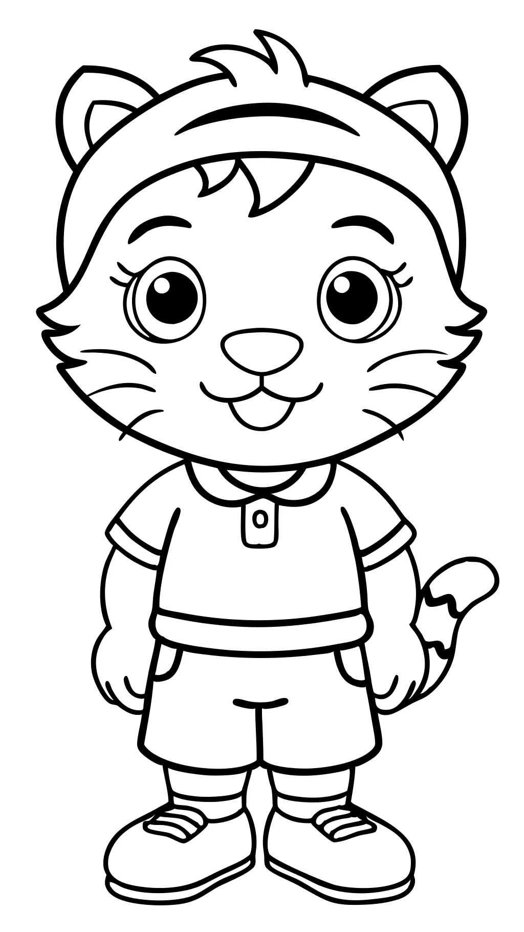 coloriage Daniel Tiger